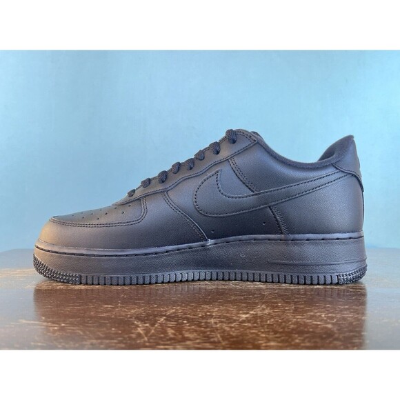 Nike Air Force 1 Low x Supreme Triple Black Men's Size 11 CU9225-001 - Picture 3 of 11